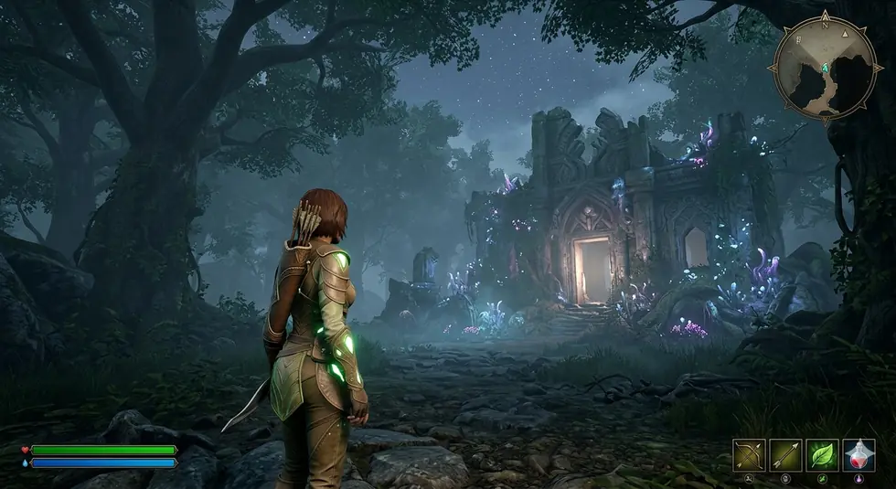 Forest shrine path